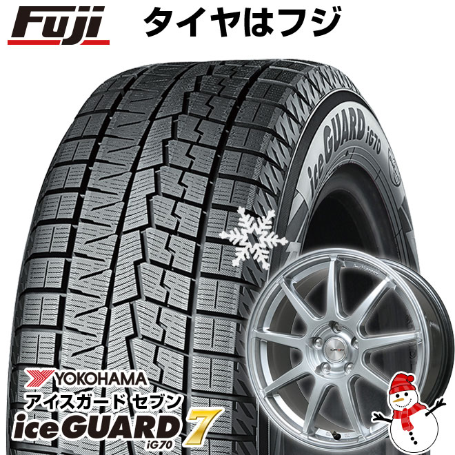 【新品】フリード 5穴/114 スタッドレスタイヤ ホイール4本セット 185/65R15 ヨコハマ アイスガード7 セブンIG70 レアマイスター LMスポーツLM-QR 15インチ(送料無料)