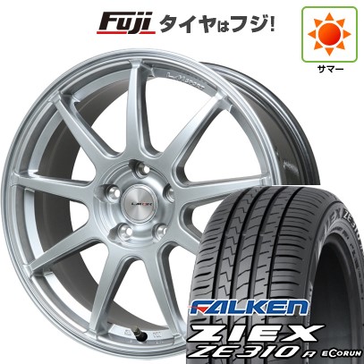 【新品】シエンタ 2022- 夏タイヤ ホイール4本セット 195/55R16 ファルケン ジークス ZE310R エコラン(限定) レアマイスター LMスポーツLM-QR ハイパーシルバー 16インチ