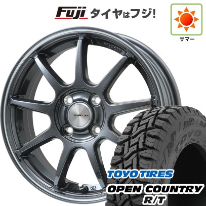 【新品 軽自動車】N-BOX タント スペーシア 夏タイヤ ホイール4本セット 155/65R14 トーヨー オープンカントリー R/T RBL レアマイスター LMスポーツLM-QR 14インチ