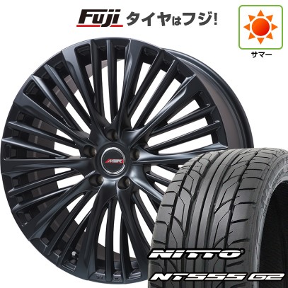 【パンク保証付き】シビック(FL系 FK系)等 夏タイヤ ホイール4本セット 235/35R19 ニットー NT555 G2 プレミックス MER-X(マットブラック) 19インチ