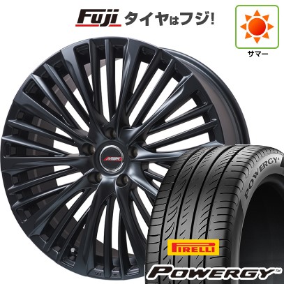 シビック(FL系 FK系)等 夏タイヤ ホイール4本セット 235/35R19 ピレリ パワジー プレミックス MER-X(マットブラック) 19インチ