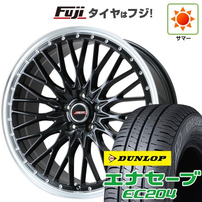 【新品】60系プリウス 夏タイヤ ホイール4本セット 195/60R17 ダンロップ エナセーブ EC204 プレミックス MER PROMESH グロスブラック/リムポリッシュ 17インチ