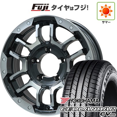ジムニーシエラ/ジムニーノマド 夏タイヤ ホイール4本セット 215/70R16 ヨコハマ ジオランダー CV G058 ビッグウエイ B-LUGNAS FRD(ブラックポリッシュ/ブラッククリア) 16インチ