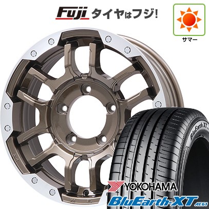 ジムニーシエラ/ジムニーノマド 夏タイヤ ホイール4本セット 215/70R16 ヨコハマ ブルーアース XT AE61 ビッグウエイ B-LUGNAS FRD(ブロンズ/リムポリッシュ) 16インチ