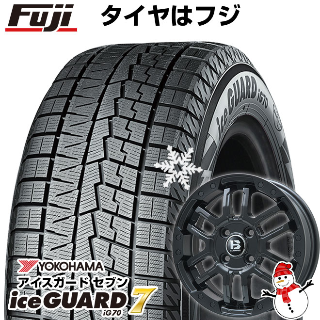 【新品】ライズ/ロッキー（ガソリン） スタッドレスタイヤ ホイール4本セット 195/65R16 ヨコハマ アイスガード7 セブンIG70 ビッグウエイ B-LUGNAS FRD 16インチ(送料無料)