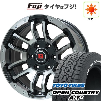 プラド/ハイラックス/トライトン 夏タイヤ ホイール4本セット 265/60R18 トーヨー オープンカントリー A/T III RWL/RBL ビッグウエイ B-LUGNAS FRD 18インチ