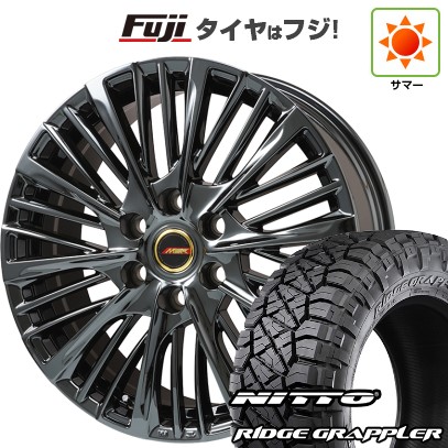 【パンク保証付き】ランクル300 夏タイヤ ホイール4本セット 275/55R20 ニットー リッジグラップラー プレミックス MER-X(BMC) 20インチ
