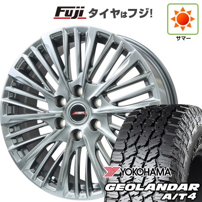 【新品】ランクル300 夏タイヤ ホイール4本セット 275/55R20 ヨコハマ ジオランダー A/T4 G018 RBL プレミックス MER-X ハイパーシルバー(平座ナット) 20インチ