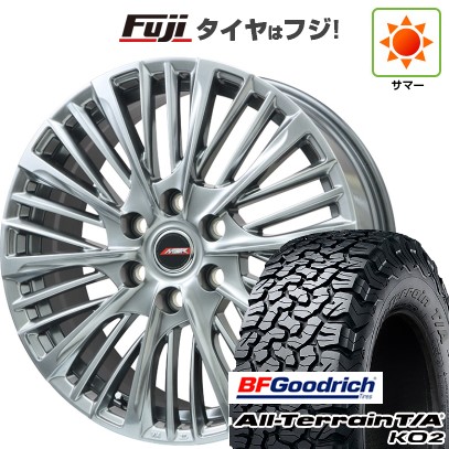 ランクル250 夏タイヤ ホイール4本セット 265/60R20 BFグッドリッチ オールテレーンT/A KO2 RBL プレミックス MER-X ハイパーシルバー(平座ナット) 20インチ