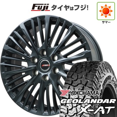ランクル250 夏タイヤ ホイール4本セット 265/60R20 ヨコハマ ジオランダー X-AT G016 プレミックス MER-X マットブラック(平座ナット) 20インチ