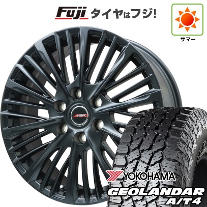 【新品】ランクル300 夏タイヤ ホイール4本セット 275/55R20 ヨコハマ ジオランダー A/T4 G018 RBL プレミックス MER-X マットブラック(平座ナット) 20インチ
