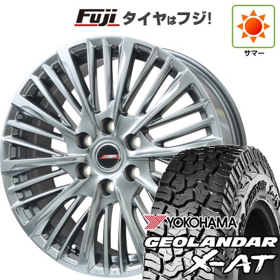 ランクル300 夏タイヤ ホイール4本セット 265/65R18 ヨコハマ ジオランダー X-AT G016 プレミックス MER-X(ハイパーシルバー) 18インチ