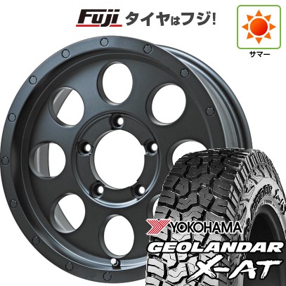 ジムニーシエラ/ジムニーノマド 夏タイヤ ホイール4本セット 215/70R16 ヨコハマ ジオランダー X-AT G016 レアマイスター LMG CS-8 マットブラック 16インチ