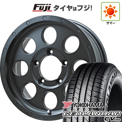 ジムニーシエラ/ジムニーノマド 夏タイヤ ホイール4本セット 215/70R16 ヨコハマ ジオランダー CV G058 レアマイスター LMG CS-8 マットブラック 16インチ