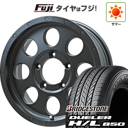 ジムニーシエラ/ジムニーノマド 夏タイヤ ホイール4本セット 215/70R16 ブリヂストン デューラー H/L850 レアマイスター LMG CS-8 マットブラック 16インチ