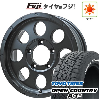 ジムニーシエラ/ジムニーノマド 夏タイヤ ホイール4本セット 215/70R16 トーヨー オープンカントリー A/T III RBL レアマイスター LMG CS-8 マットブラック 16インチ