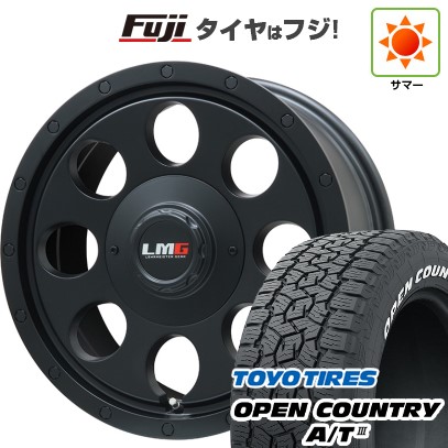デリカD5 夏タイヤ ホイール4本セット 235/70R16 トーヨー オープンカントリー A/T III RBL レアマイスター LMG CS-8 マットブラック 16インチ