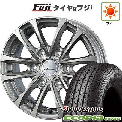 【新品】ハイエース200系 夏タイヤ ホイール4本セット 195/80R15 107/105N ブリヂストン エコピア R710 ウェッズ プロディータ HC【限定】 15インチ