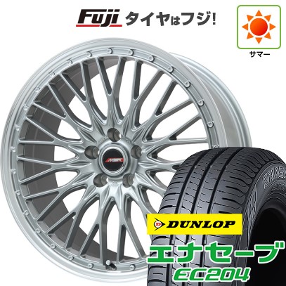 【新品】60系プリウス 夏タイヤ ホイール4本セット 195/60R17 ダンロップ エナセーブ EC204 プレミックス MER PROMESH ダークシルバー/リムポリッシュ 17インチ