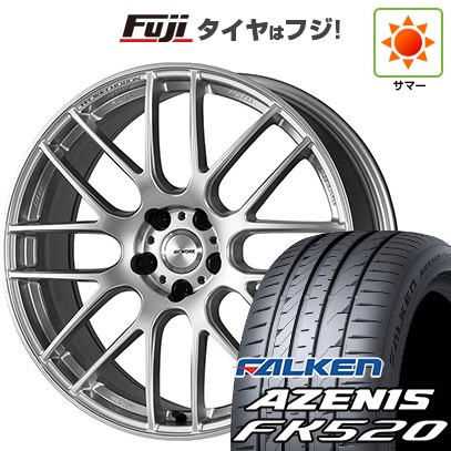 【エクストレイル(T33系)等】 夏タイヤ ホイール4本セット 255/45R20 ファルケン アゼニス FK520L WORK ワーク エモーション M8R 20インチ