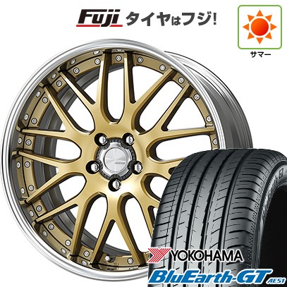 シビック(FL系 FK系)等 夏タイヤ ホイール4本セット 235/35R19 ヨコハマ ブルーアース GT AE51 WORK ワーク ランベック LM1 19インチ