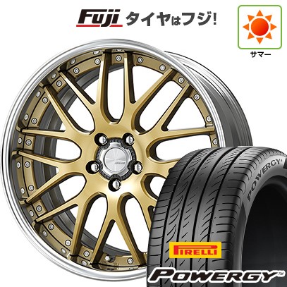 シビック(FL系 FK系)等 夏タイヤ ホイール4本セット 235/35R19 ピレリ パワジー WORK ワーク ランベック LM1 19インチ