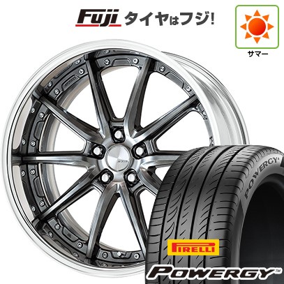 シビック(FL系 FK系)等 夏タイヤ ホイール4本セット 235/35R19 ピレリ パワジー WORK ワーク ランベック LS10 19インチ