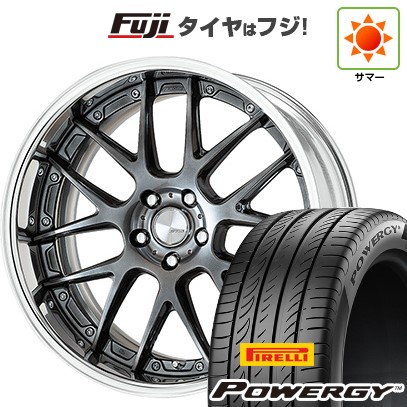 シビック(FL系 FK系)等 夏タイヤ ホイール4本セット 235/35R19 ピレリ パワジー WORK ワーク ランベック LM7 19インチ