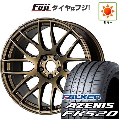 シビック(FL系 FK系)等 夏タイヤ ホイール4本セット 235/35R19 ファルケン アゼニス FK520L WORK ワーク エモーション M8R 19インチ
