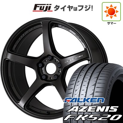 シビック(FL系 FK系)等 夏タイヤ ホイール4本セット 235/35R19 ファルケン アゼニス FK520L WORK ワーク エモーション T5R 19インチ