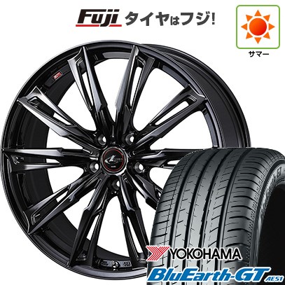 シビック(FL系 FK系)等 夏タイヤ ホイール4本セット 235/35R19 ヨコハマ ブルーアース GT AE51 WEDS ウェッズ レオニス GX 19インチ