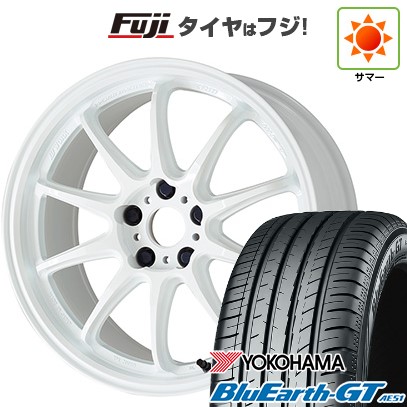 シビック(FL系 FK系)等 夏タイヤ ホイール4本セット 235/35R19 ヨコハマ ブルーアース GT AE51 WORK ワーク エモーション ZR10 19インチ