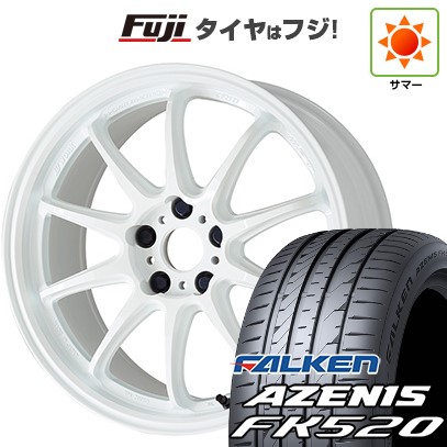 シビック(FL系 FK系)等 夏タイヤ ホイール4本セット 235/35R19 ファルケン アゼニス FK520L WORK ワーク エモーション ZR10 19インチ