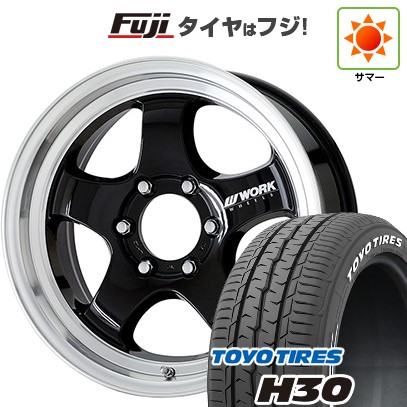 ハイエース200系 夏タイヤ ホイール4本セット 215/60R17 109/107R トーヨー H30 WORK ワーク XTRAP S1HC 17インチ