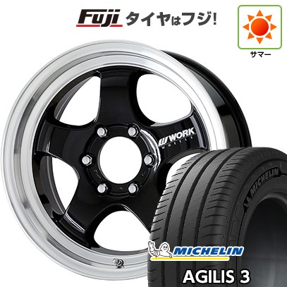 ハイエース200系 夏タイヤ ホイール4本セット 215/60R17 109/107T ミシュラン アジリス3 WORK ワーク XTRAP S1HC 17インチ