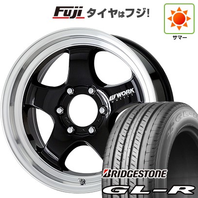 ハイエース200系 夏タイヤ ホイール4本セット 215/60R17 109/107R ブリヂストン GL-R WORK ワーク XTRAP S1HC 17インチ
