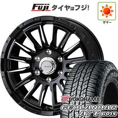 【新品】ハイエース200系 夏タイヤ ホイール4本セット 215/65R16 109/107S ヨコハマ ジオランダー A/T G015 WL/RBL ウェッズ マッコイズ RV-5 16インチ