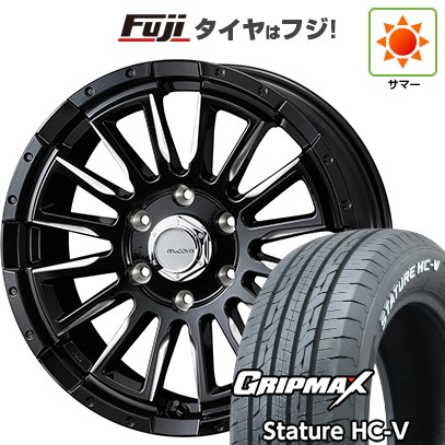 【新品】ハイエース200系 夏タイヤ ホイール4本セット 215/60R17 109/107S グリップマックス スタチャー HC-V RWL（限定） ウェッズ マッコイズ RV-5 17インチ