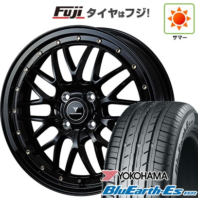 【新品 軽自動車】N-BOX タント スペーシア 夏タイヤ ホイール4本セット 165/55R15 ヨコハマ ブルーアース ES32 ウェッズ ノヴァリス アセット M1 15インチ