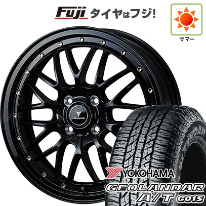 【新品 軽自動車】N-BOX タント スペーシア 夏タイヤ ホイール4本セット 165/55R15 ヨコハマ ジオランダー A/T G015 RBL ウェッズ ノヴァリス アセット M1 15インチ