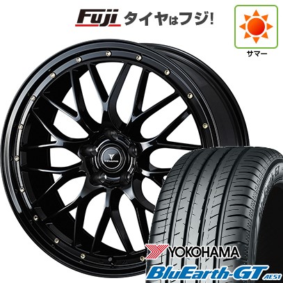 シビック(FL系 FK系)等 夏タイヤ ホイール4本セット 235/35R19 ヨコハマ ブルーアース GT AE51 WEDS ウェッズ ノヴァリス アセット M1 19インチ