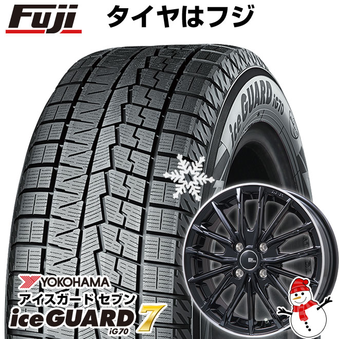 【新品】セレナ用 スタッドレスタイヤ ホイール4本セット 195/65R15 ヨコハマ アイスガード7 セブンIG70 ブランドルライン DF-10M 15インチ(送料無料)
