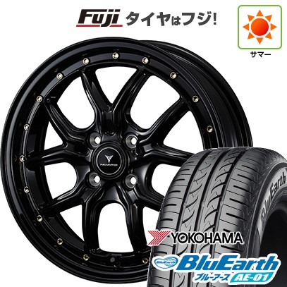 【新品 軽自動車】N-BOX タント スペーシア 夏タイヤ ホイール4本セット 165/55R15 ヨコハマ ブルーアース AE-01 ウェッズ ノヴァリス アセット S1 15インチ