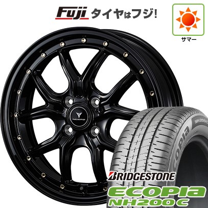 【新品 軽自動車】N-BOX タント スペーシア 夏タイヤ ホイール4本セット 165/55R15 ブリヂストン エコピア NH200 C ウェッズ ノヴァリス アセット S1 15インチ