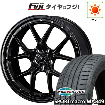 シビック(FL系 FK系)等 夏タイヤ ホイール4本セット 235/35R19 ミレバー スポーツマクロ MA349(限定) WEDS ウェッズ ノヴァリス アセット S1 19インチ