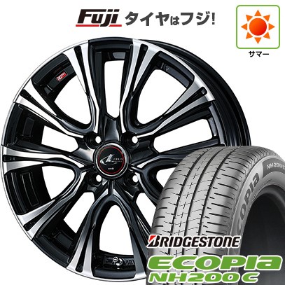 【新品 軽自動車】N-BOX タント スペーシア 夏タイヤ ホイール4本セット 165/55R15 ブリヂストン エコピア NH200 C ウェッズ レオニス VR 15インチ
