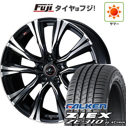 【新品】フリード 5穴/114 夏タイヤ ホイール4本セット 195/55R16 ファルケン ジークス ZE310R エコラン(限定) ウェッズ レオニス VR 16インチ