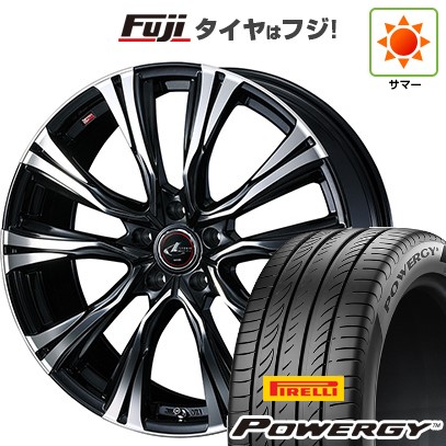 シビック(FL系 FK系)等 夏タイヤ ホイール4本セット 235/35R19 ピレリ パワジー WEDS ウェッズ レオニス VR 19インチ