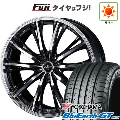 【新品】60系プリウス 夏タイヤ ホイール4本セット 195/60R17 ヨコハマ ブルーアース GT AE51 ウェッズ レオニス RT 17インチ