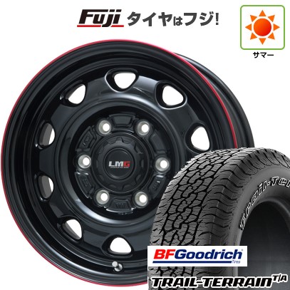 ランクル300 夏タイヤ ホイール4本セット 265/65R18 BFグッドリッチ トレールテレーンT/A ORWL レアマイスター LMG OFF-STYLE(グロスブラック/レッドリム) 18インチ